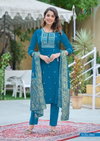 Mahiye By Pirohi Viscose Silk Banarasi Dupatta Readymade Suits